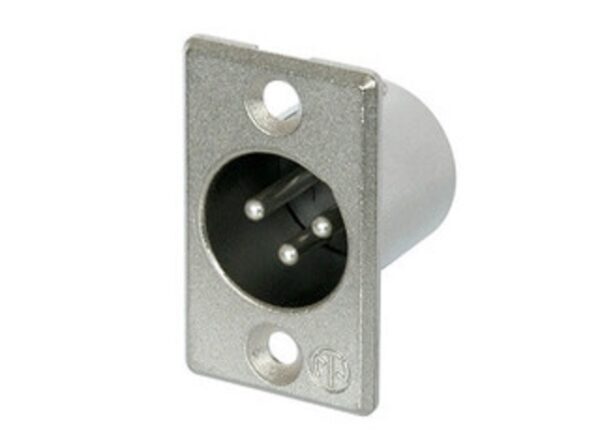 Ficha Conector 0200 Canon Chasis Macho RADIO NORTE