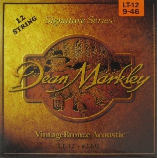 Cuerdas Lt12 Guitarra Acustica 12 Cuerdas Vintage 9-46 Dean Markley MAGIC MUSIC