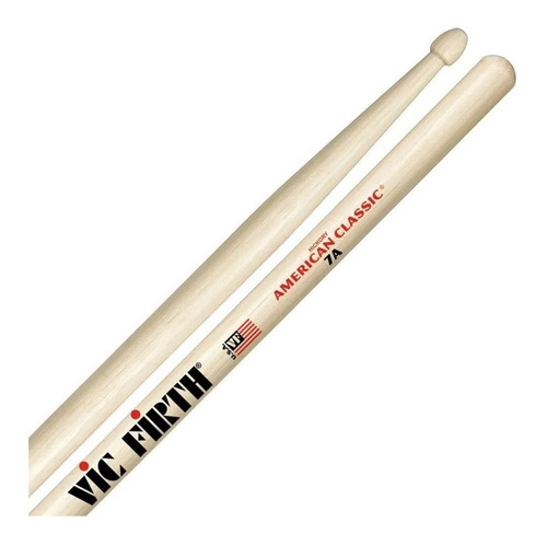 Baquetas Palillos 7A Punta De Madera American Classic® Vic Firth IMPORT MUSIC