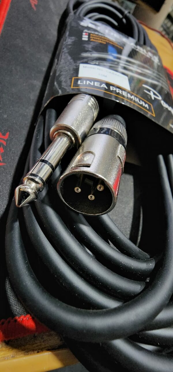 Cable Para Microfono CABA6110 Canon Macho A Plug Stereo 10 Mts PARQUER