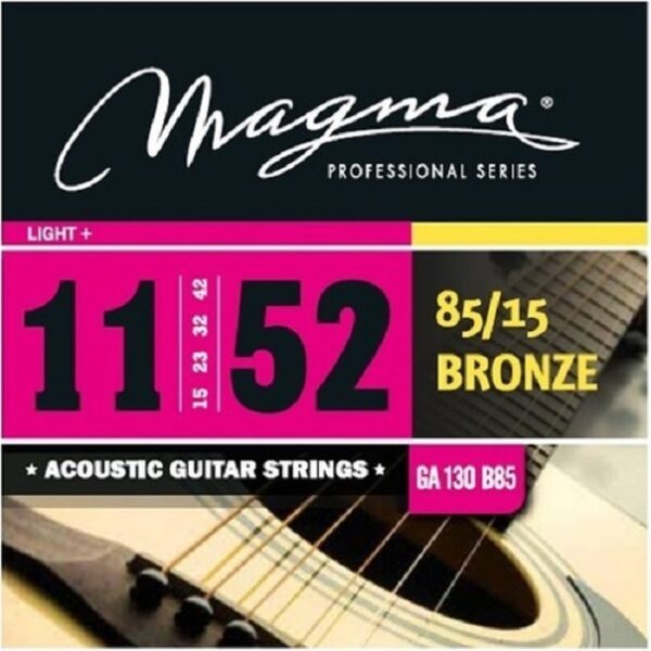Cuerdas Acustica GA130B85 .011-052 Bronce 85/15 MAGMA