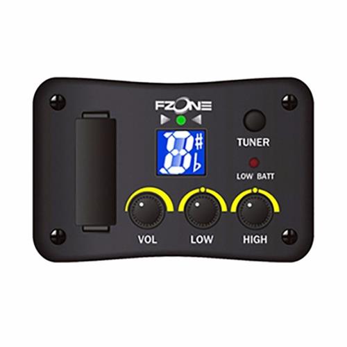 Ecualizador EQ2F 2 Bandas Y Afinador Para Guitarra Fzone PARQUER IVA 21%