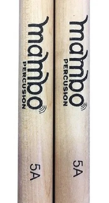 Palillos Baquetas Pta Madera 5A-5B-7A Mambo Resound LA FUSA - Imagen 2