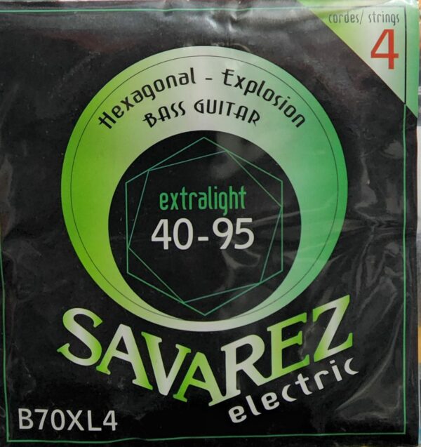 Cuerdas Bajo Eléctrico B70XL4 .40-95 4 Cuerdas Savarez BREYER