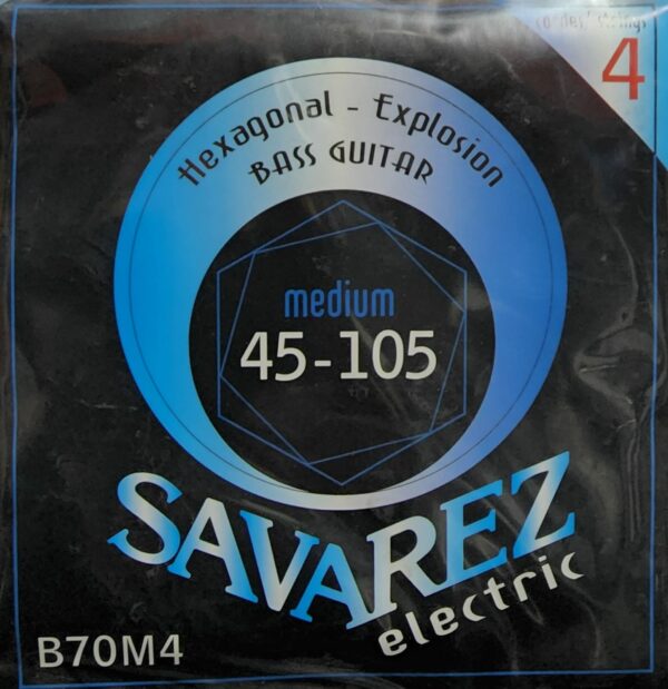 Cuerdas Bajo Eléctrico B70M4 .45-105 4 Cuerdas Savarez BREYER