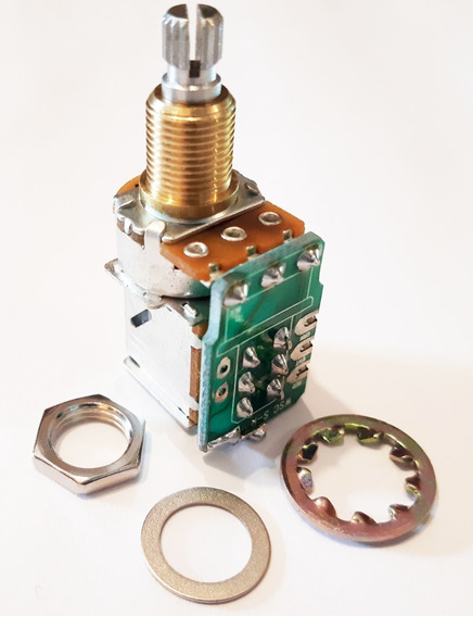 Potenciómetro PULL-PUSH DSA131 PCB Serie-Paralelo Logarítmico A250K DS