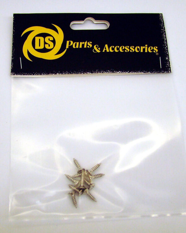 Tornillos DSA142 Para Sujeción Jack de Salida Oval Phillips Nickel X 10 Unidades