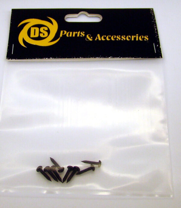 Tornillos DSA160 Para Cubre Tensor / Phillips / Negro X 8 Unidades DS