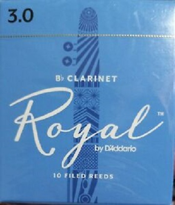 Caña Para Clarinete Nro 3 X Unidad Rico Royal By D'addario ALEYMAR