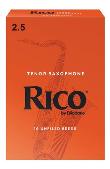 Caña Para Saxo Tenor Rico By D'addario Nro 2 1/2 X Unidad ALEYMAR