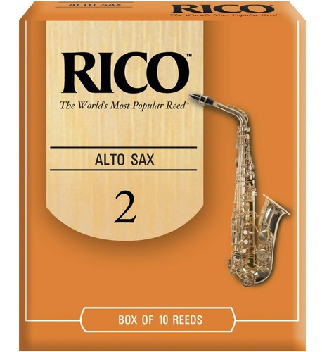 Caña Para Saxo Alto Rico By D'addario Nro 2 X Unidad ALEYMAR