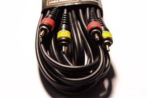 Cable CABA3103 RCA Macho a RCA Macho 3Mts PARQUER