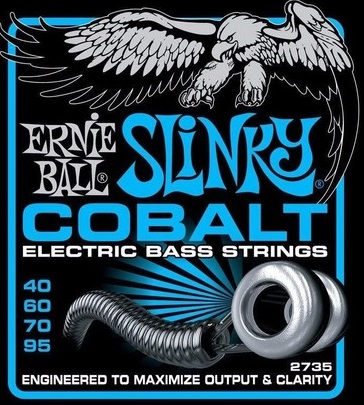 Cuerdas Bajo 2735 4 Cdas. .040-95 Cobalto Ernie Ball FAMA