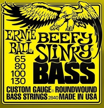 Cuerdas Bajo 2840 4 Cdas. 065-130 Slinky Beefy Ernie Ball FAMA