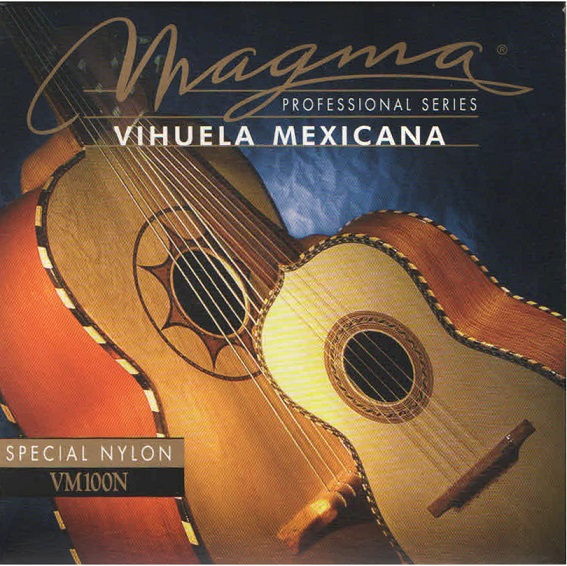 Cuerdas Vihuela Mexicana VM100N 5C. Special Nylon Magma BASE