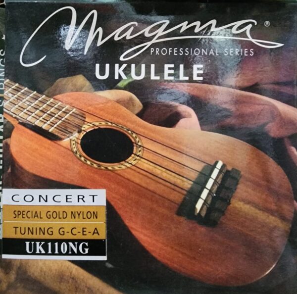 Cuerdas Ukelele UK110NG Hawaiian Concierto Doradas Magma BASE