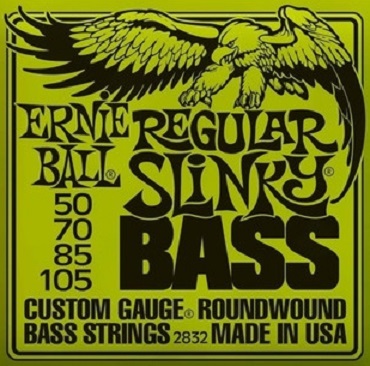 Cuerdas Bajo 2832 50-105 4 Cdas. Slinky Ernie Ball FAMA