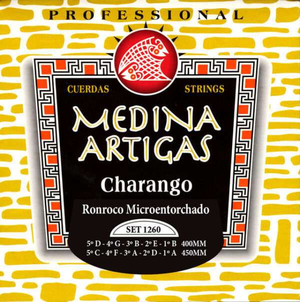 Cuerdas De Charango Ronroco 1260 Microentorchadas Medina Artigas BASE