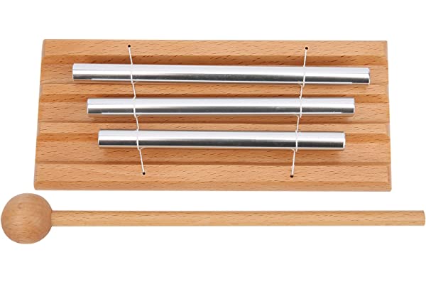 Campana Tubulares FL3 3 Tonos Base Madera Hugel PARQUER