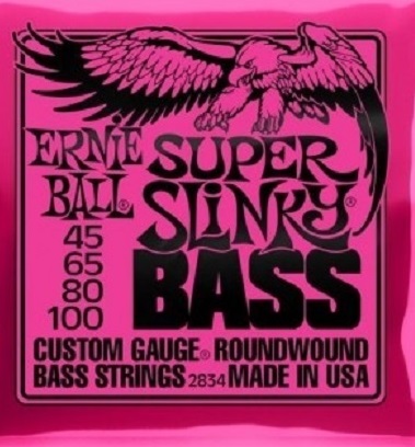 Cuerdas Bajo 2834 045-100 4 Cdas. Ernie Ball FAMA