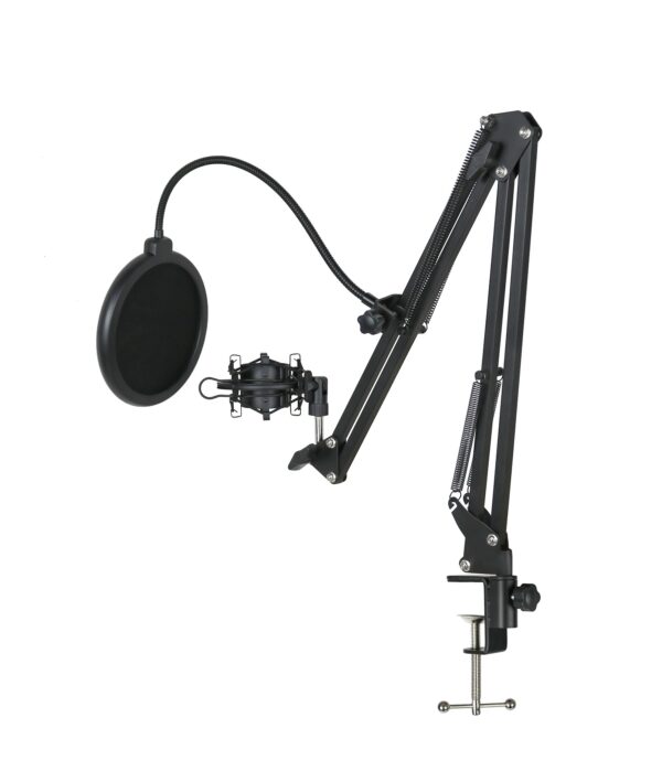 Kit De Brazo 35KIT Soporte Condenser + Antipop Hugel PARQUER