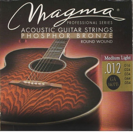 Cuerdas Acustica GA140PB 012 Phosphor Bronce MAGMA