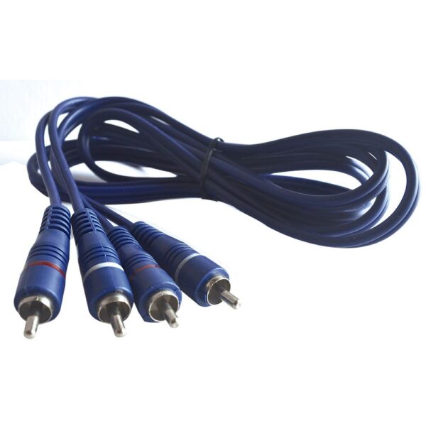 Cable Armado C2X2 0,90 Mts Artekit Linea Blue De 2X2 RCA Artekit MARTCAR
