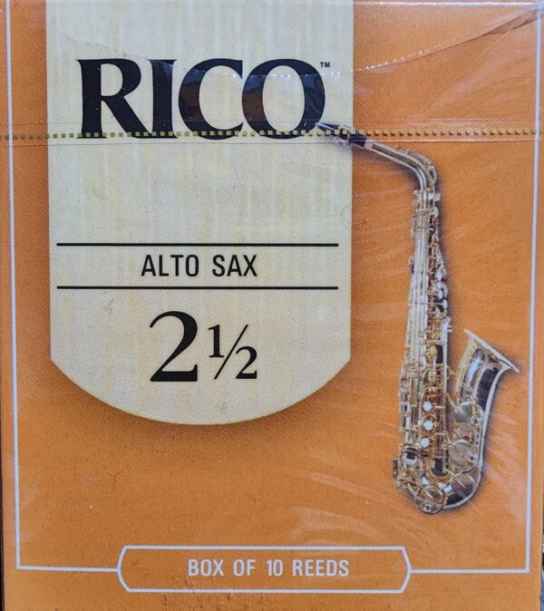 Caña Para Saxo Alto Nro 2 1/2 X Unidad Rico By D’addario ALEYMAR