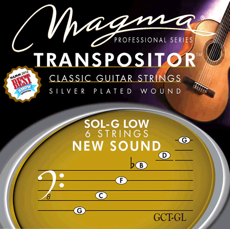Cuerdas GCTGH SOL G LOW Transpositor Clasica Criolla MAGMA BASE