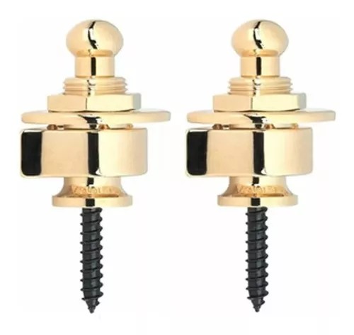 Strap Lock SP51 X 2 Unidades Dorado Redtone MAGIC MUSIC