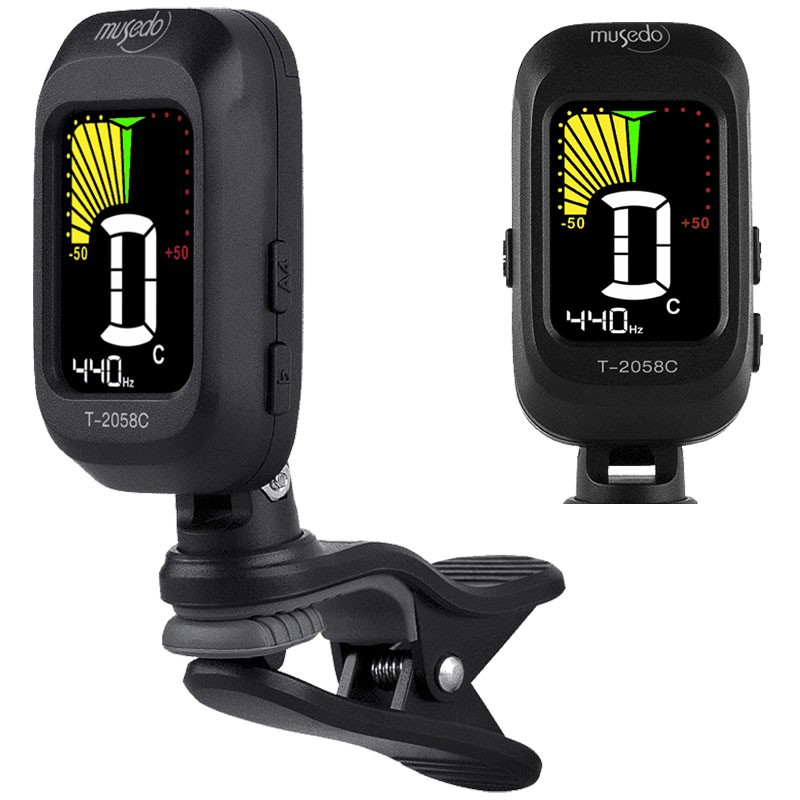 Afinador Clip Digital T2058 Cromatico Varia Afinacion C/Pila Musedo BREYER