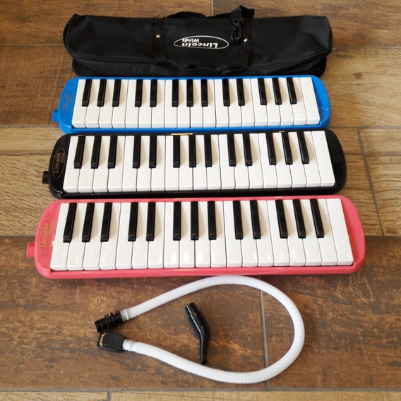 Melodica a Piano ME32 32 Notas Azul Lincoln Winds BREYER.