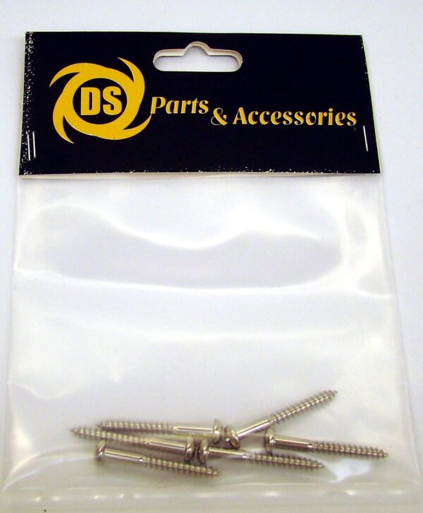 Tornillos DSA156 Para Montaje de Tremolo Strato Nickel X 6 Unidades DS