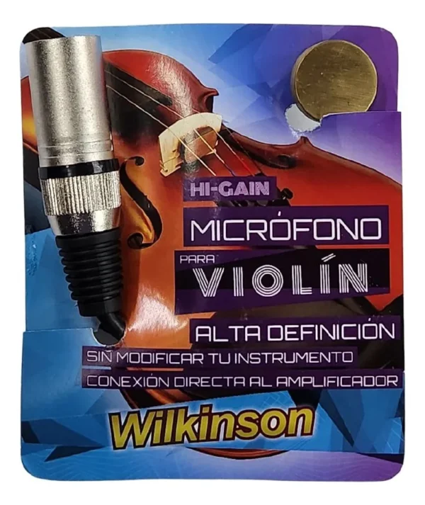 Microfono De Contacto P/Violin Profesional Wilkinson LA FUSA
