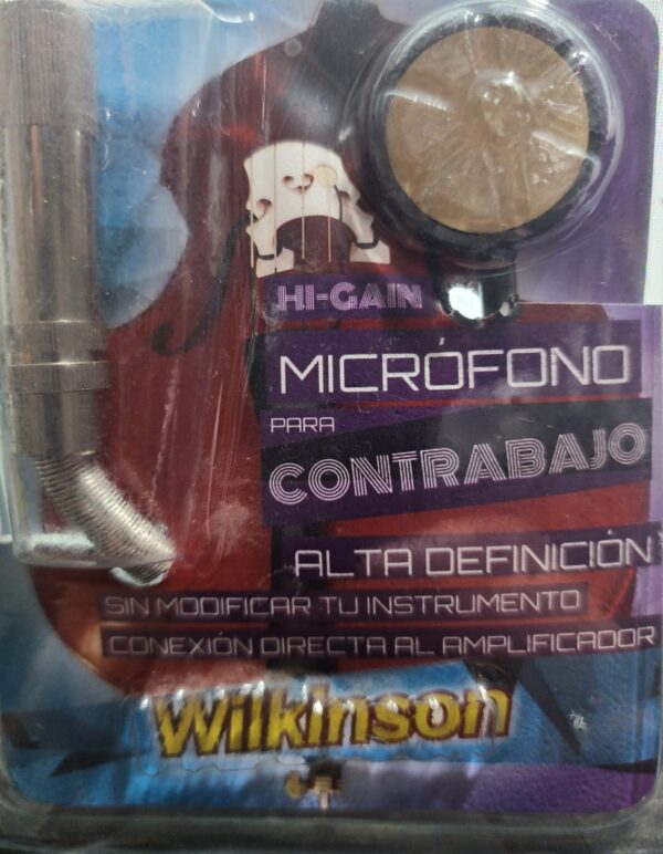 Microfono De Contacto P/Contrabajo Profesional Wilkinson LA FUSA
