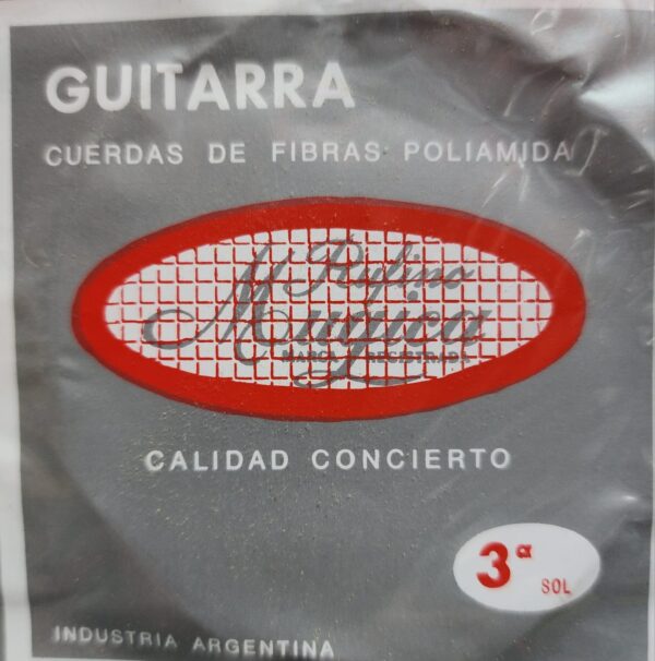 Cuerda Suelta 3ra Guitarra Criolla Plateada Mugica ALEYMAR