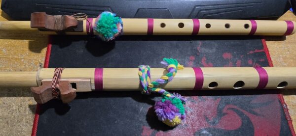 Flauta Nativa Americana Mediana SOL Grande (C-D-E-F) MI RAZA