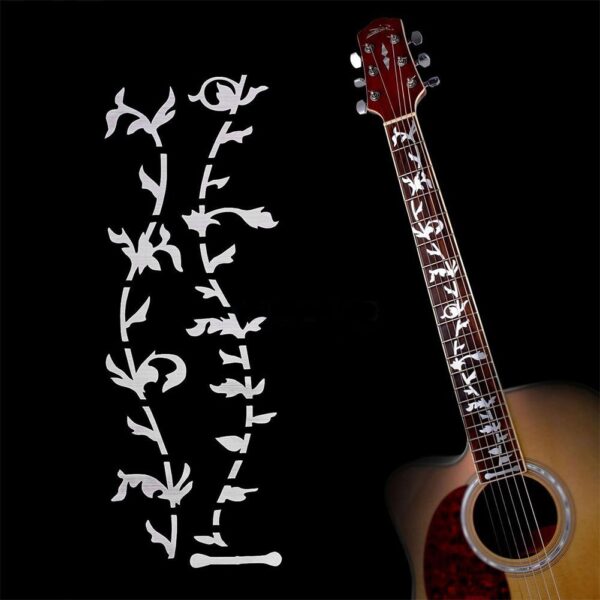 Inlay Calcomanías CALCO1 Con Incrustaciones Para Diapasón De Guitarra Acústica-Eléctrica-Bajo CAMBO