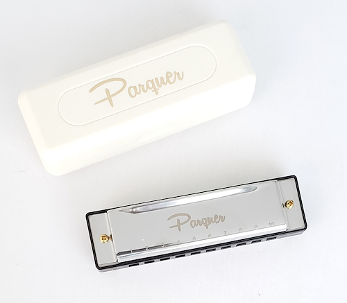 Armonica H1005S Metal Blusera En DO Plateada PARQUER