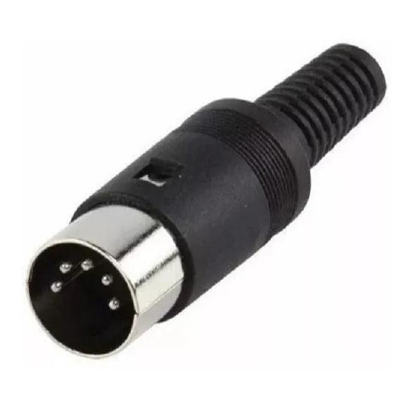 Conector Ficha 0500 Macho DIN 5 Patas Para Cable RADIO NORTE