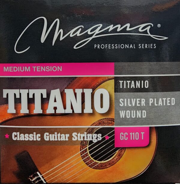 Cuerdas GC110T Clasica Criolla Titanio Media Tension MAGMA