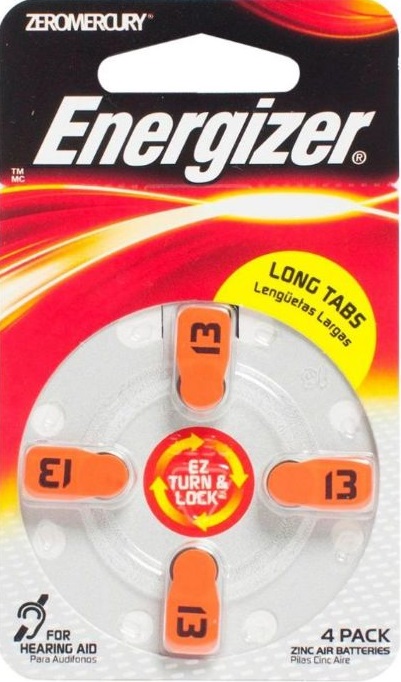 Pila Energizer De Audiologia AID AZ13 ZM Blister 4pcs MARTCAR