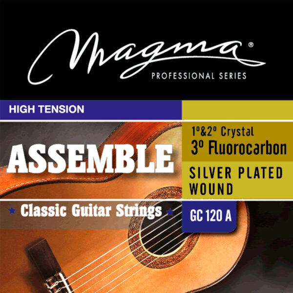 Cuerdas GC120A Clásica Criolla Assemble Tension Alta MAGMA