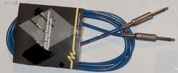 Cable M112 3 Mts T/Plancha Plug Metal Old Skull ALEYMAR