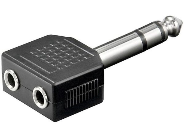 Ficha Conector Adaptador 5015 2 Jack 3,5 Stereo/Plug 6,5 Stereo RADIO NORTE