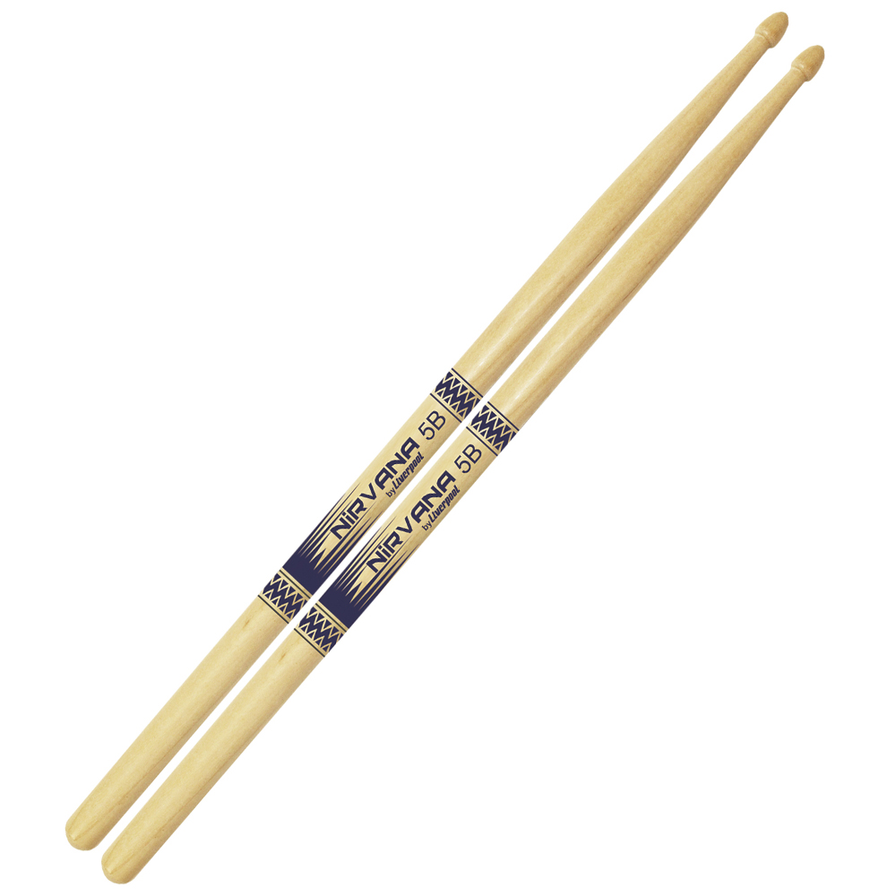Baquetas Palillos 5BM Punta De Madera Nirvana By Liverpool INTERMUSICA