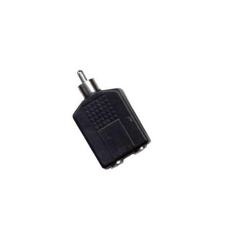 Ficha Conector Adaptador RCA6 Plug Rca a 2 Jack Mono 6.5mm MARTCAR
