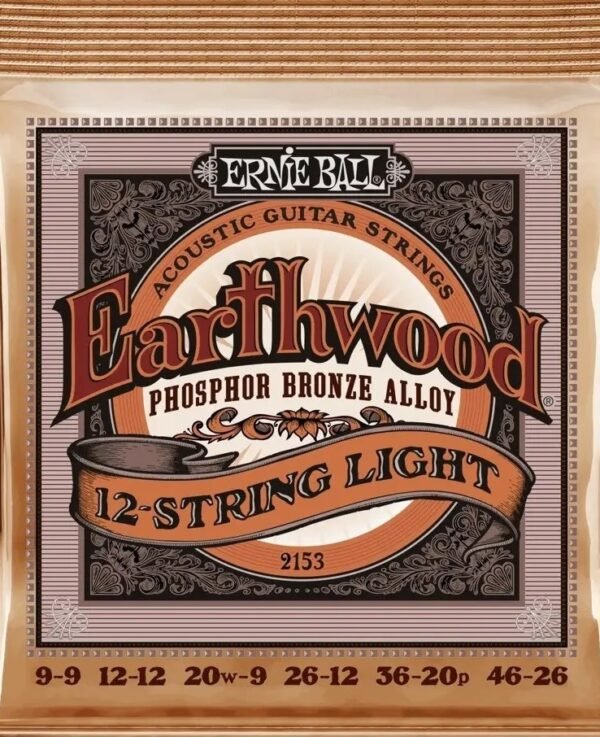 Cuerdas Acustica 2153 12 Cdas .09-46 Phosphor Bronce Ernie Ball FAMA