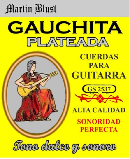 Cuerdas 2537 Clasica Criolla Plateadas Gauchita Martin Blust LA FUSA