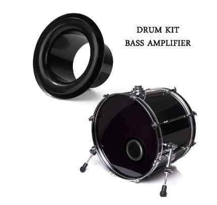 Tubo De Sintonia ABS P/Bombo De Bateria De 18 A 26" CAMBO